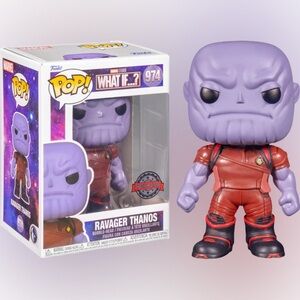 Funko POP! Ravager Thanos Vinyl Figure - Purple & Red #974 (box not included)